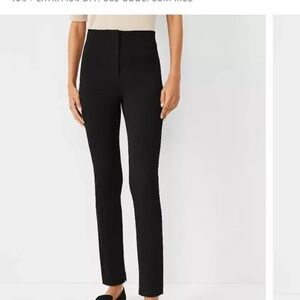 Ann Taylor The Audrey Pants Slacks Black Slim Fit Professional 6P - NWT